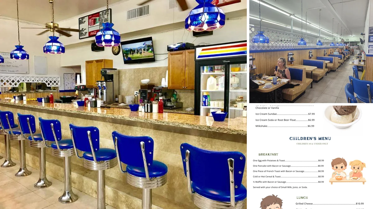 Classic diner meals, all day