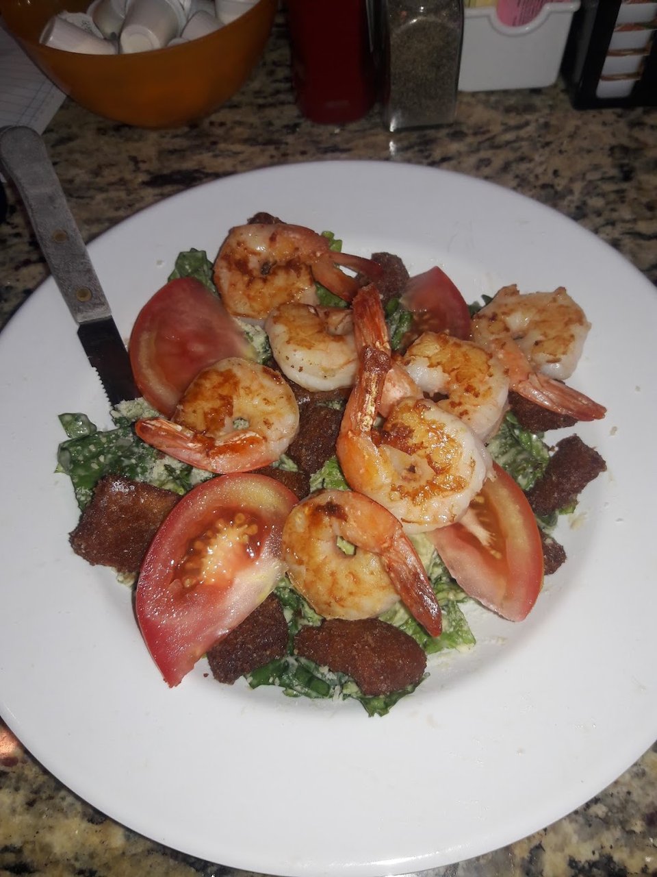 Grilled Shrimp Salad
